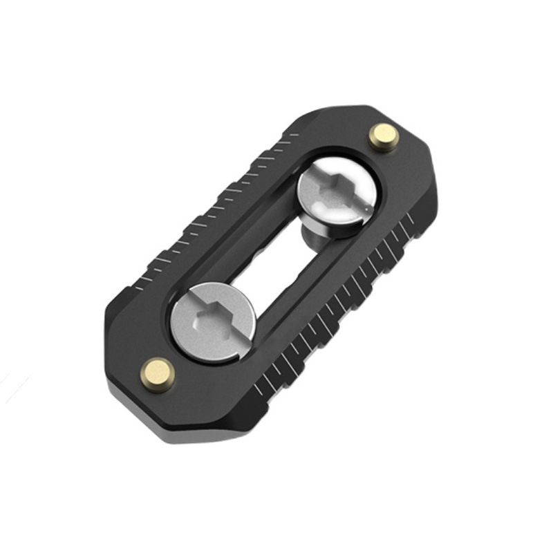 Fotókamerához való váz alumíniumötvözetből, NATO univerzális, kettőfejű, csúszásgátló, 1/4-es csavar