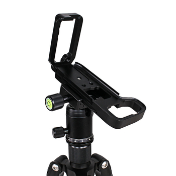 Глава за трипод със вертикална платформа за бърз монтаж и ръкохватка, съвместима със Sony A7M3, модел BZ-A7M3 (алуминиева сплав; товароподемност 2–5 кг; тегло 0.123 кг; универсална съвместимост)