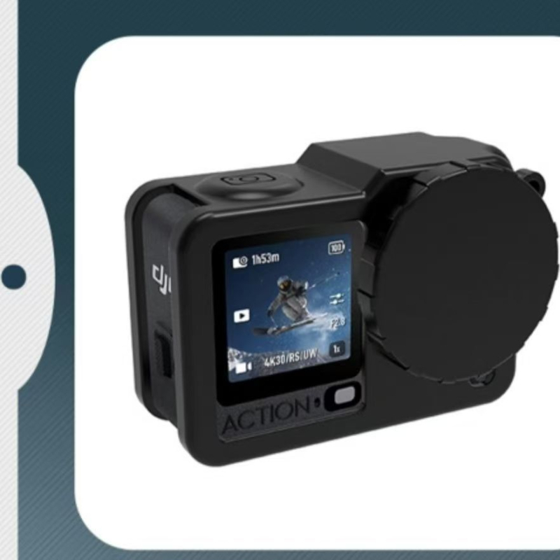 Wiersion husă de protecție din silicon pentru DJI Action6 - silicon alimentar; compatibil cu DJI Action6; set complet; imprimare logo suportată