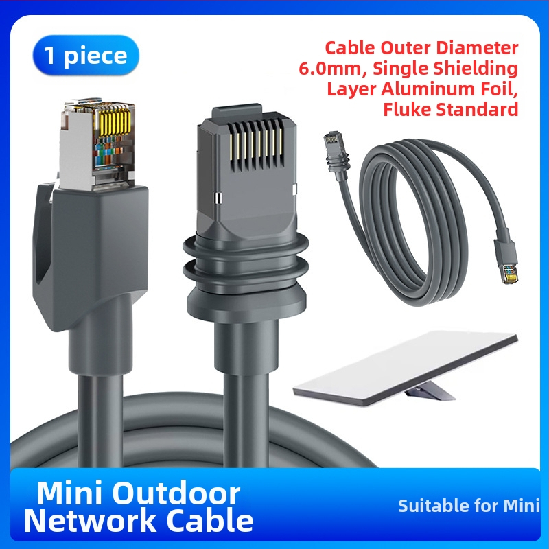 Kábel Ethernet kategórie 6e so stíněním, RJ-45, 1,2 Gbps, čistá meď s pozlátenými kontaktmi, dĺžky 0,5–46 m