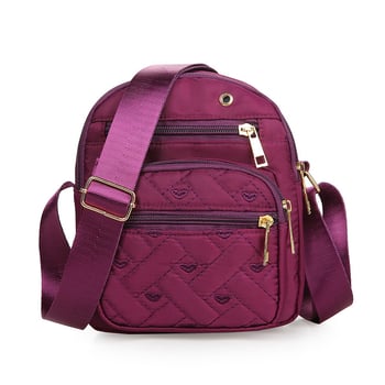 Torba preko ramena crossbody, Oxford tkanina, street trend, zatvarač, kvadratna torba za svakodnevnu upotrebu