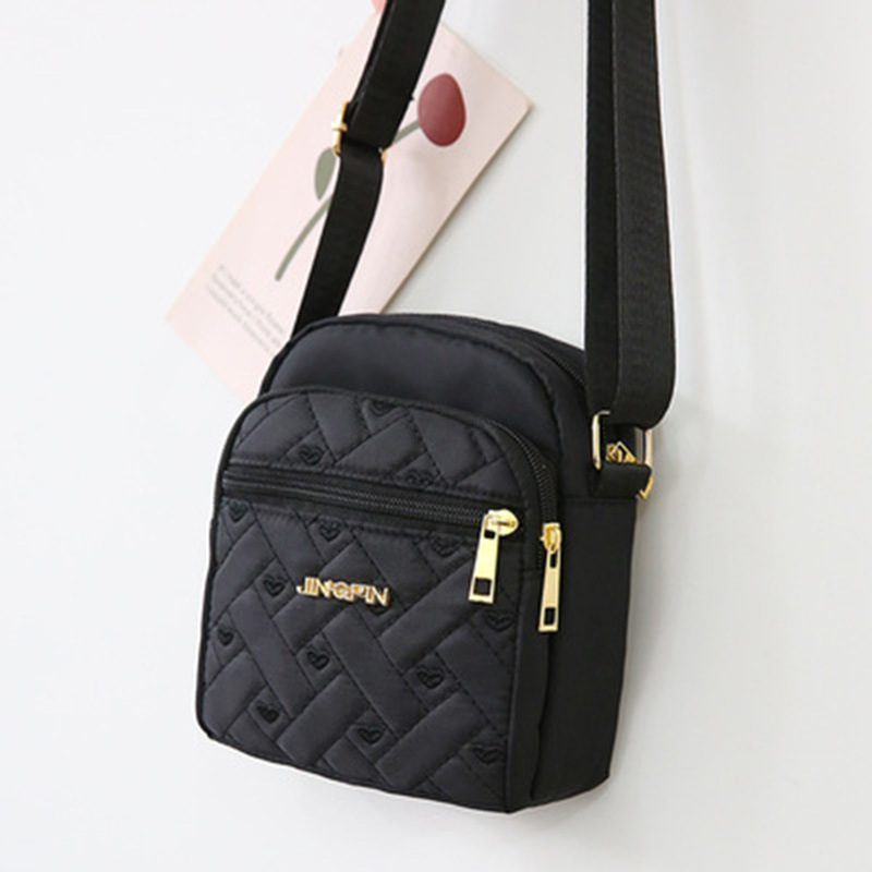 Torba preko ramena crossbody, Oxford tkanina, street trend, zatvarač, kvadratna torba za svakodnevnu upotrebu