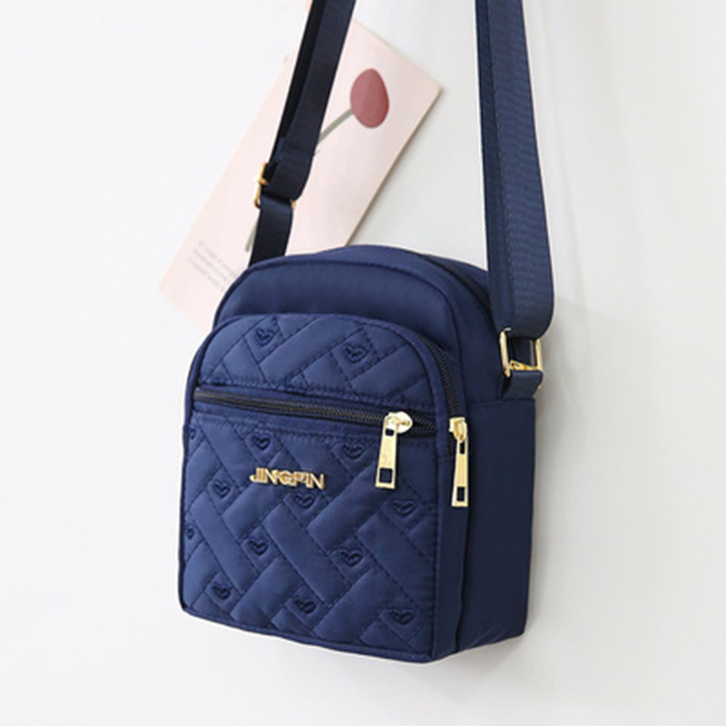 Torba preko ramena crossbody, Oxford tkanina, street trend, zatvarač, kvadratna torba za svakodnevnu upotrebu