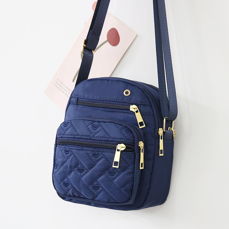 Torba preko ramena crossbody, Oxford tkanina, street trend, zatvarač, kvadratna torba za svakodnevnu upotrebu