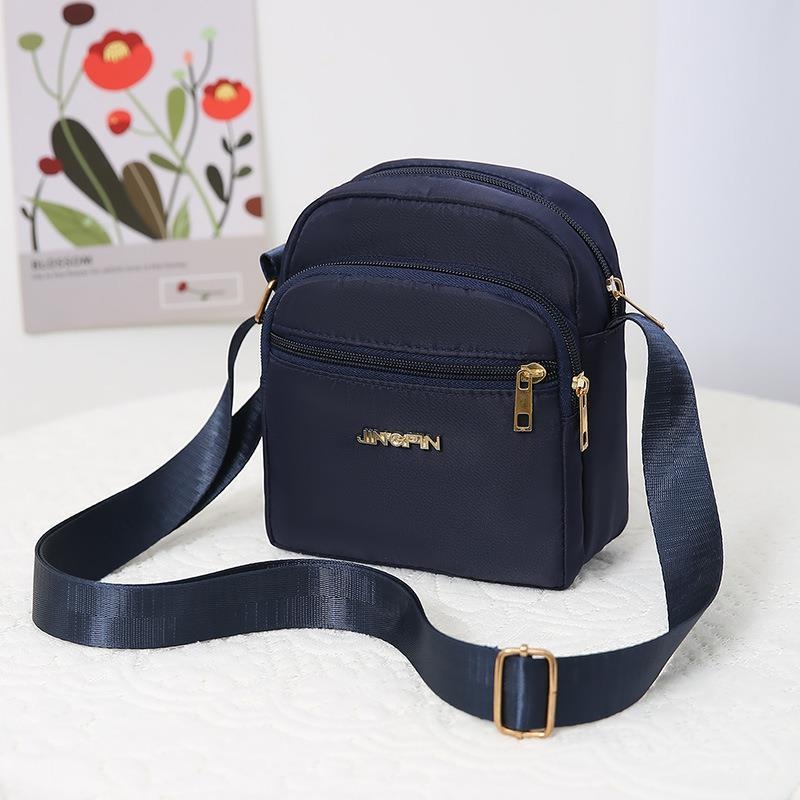 Torba preko ramena crossbody, Oxford tkanina, street trend, zatvarač, kvadratna torba za svakodnevnu upotrebu