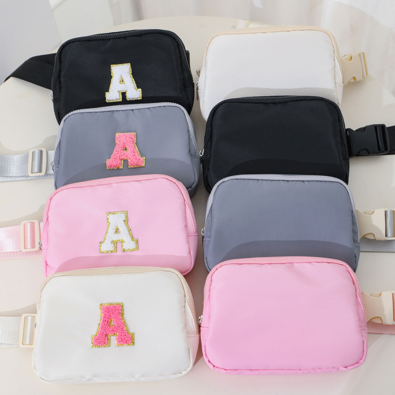 Torba za struk s višestrukim pretincima i unutarnjim međupodjelom, poliester, zatvaranje zipom, laminirani džep sa zipom, za slobodno vrijeme putovanja