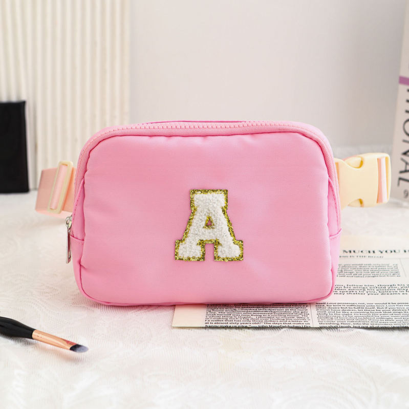 Torba za struk s višestrukim pretincima i unutarnjim međupodjelom, poliester, zatvaranje zipom, laminirani džep sa zipom, za slobodno vrijeme putovanja