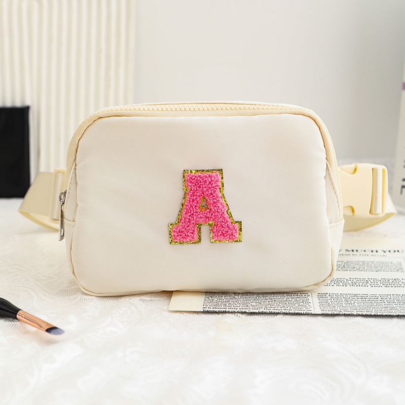 Torba za struk s višestrukim pretincima i unutarnjim međupodjelom, poliester, zatvaranje zipom, laminirani džep sa zipom, za slobodno vrijeme putovanja