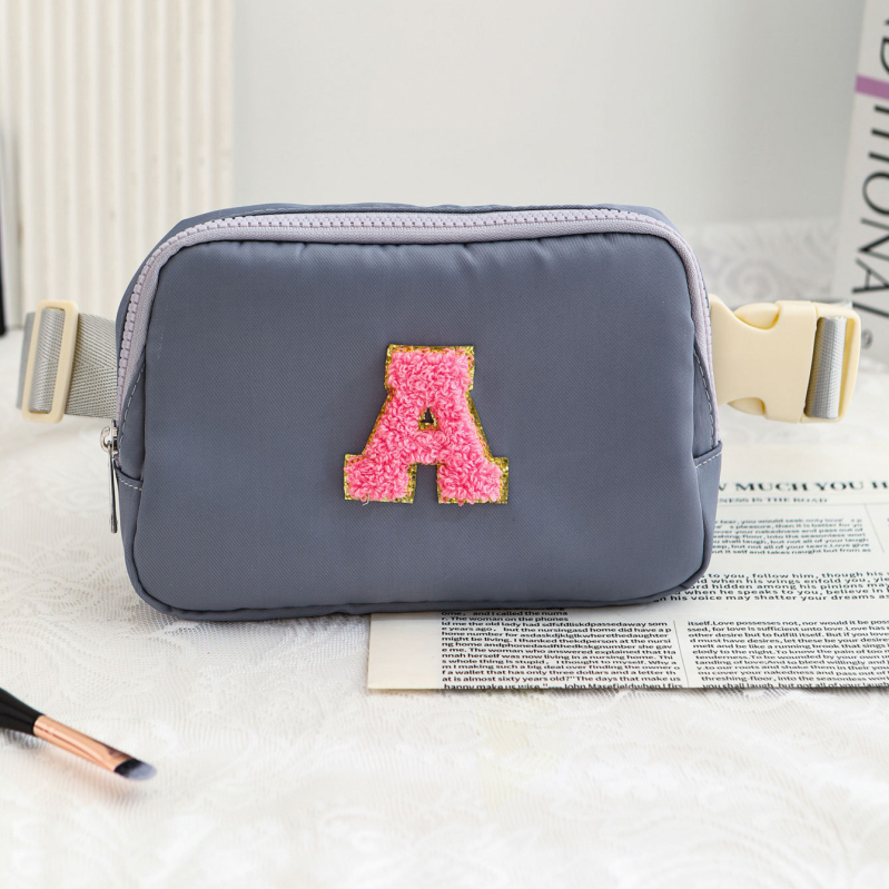 Torba za struk s višestrukim pretincima i unutarnjim međupodjelom, poliester, zatvaranje zipom, laminirani džep sa zipom, za slobodno vrijeme putovanja