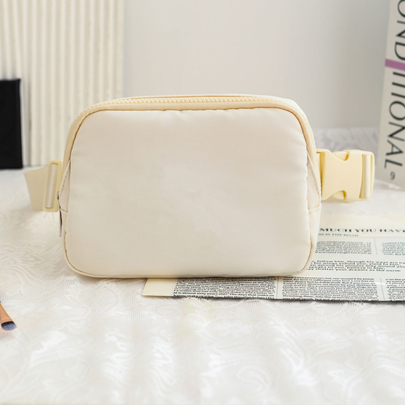 Torba za struk s višestrukim pretincima i unutarnjim međupodjelom, poliester, zatvaranje zipom, laminirani džep sa zipom, za slobodno vrijeme putovanja