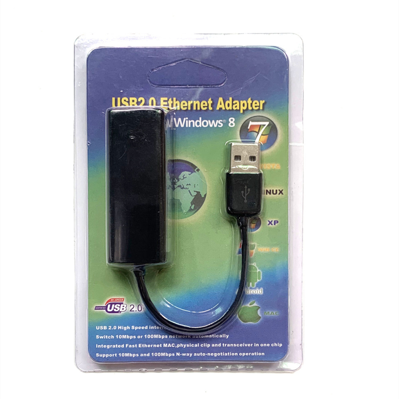 Adaptor Ethernet USB 2.0 extern CH9152A – 10/100 Mbps, USB, RJ-45, Fast Ethernet
