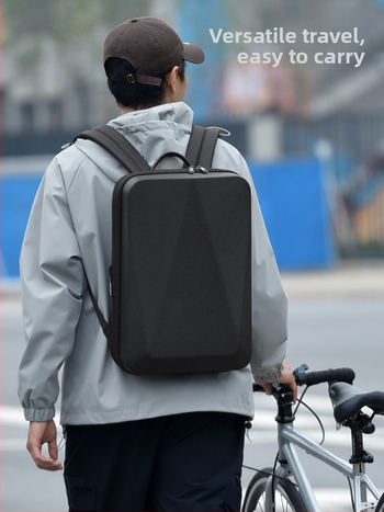 Rucsac extensibil cu husă dură pentru laptop, pentru călătorii de afaceri, impermeabil