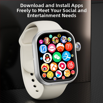 Смарт часовник със слот за карта за обаждания, AMOLED дисплей, Android съвместим, батерия 800 mAh, водоустойчив за ежедневна употреба