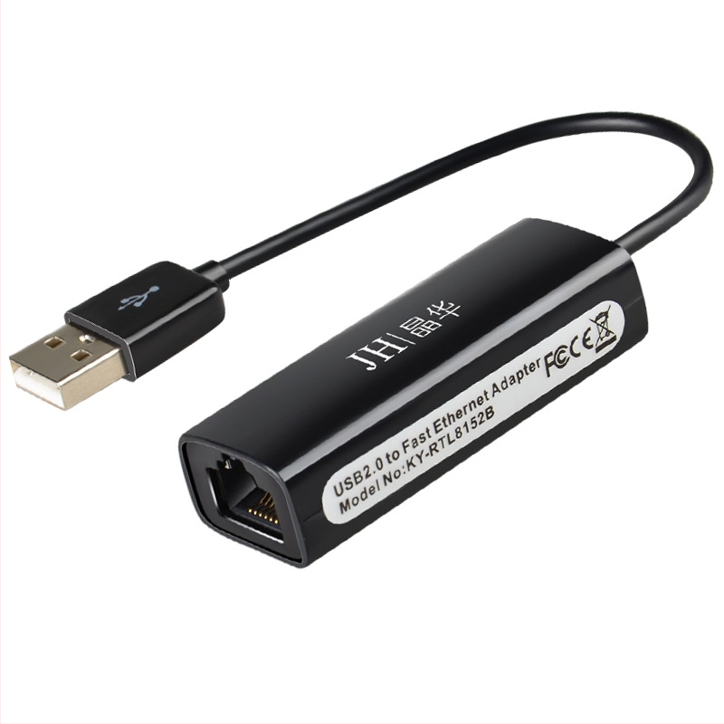 Jinghua Z310 adaptor USB-C către RJ45 Ethernet, USB 2.0, 10/100 Mbps, fără driver