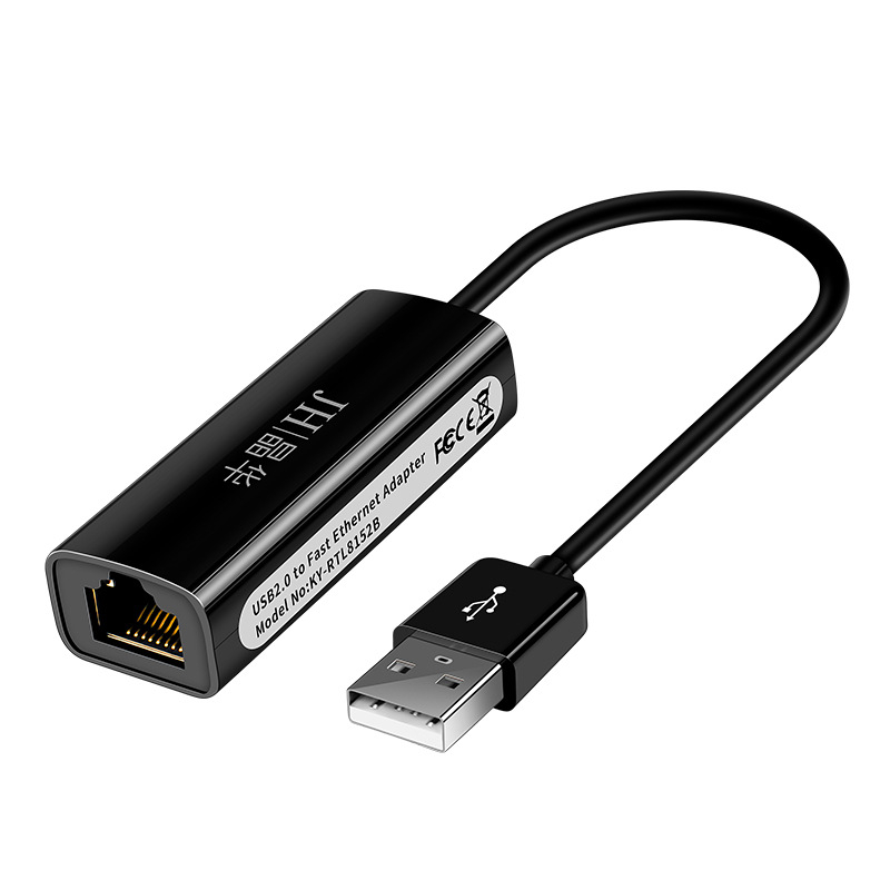 Jinghua Z310 adaptor USB-C către RJ45 Ethernet, USB 2.0, 10/100 Mbps, fără driver