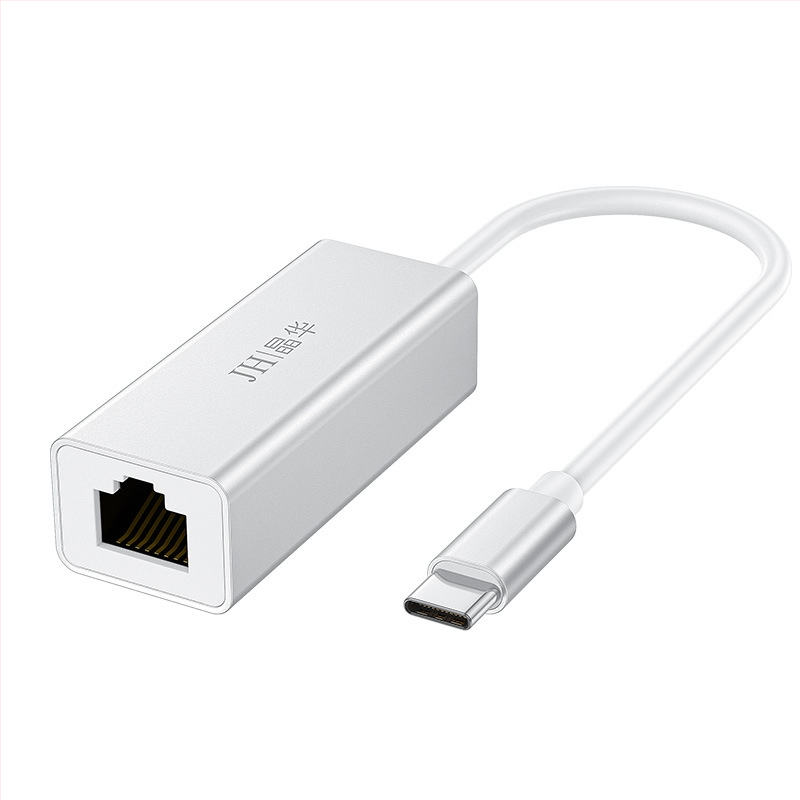 Jinghua Z310 adaptor USB-C către RJ45 Ethernet, USB 2.0, 10/100 Mbps, fără driver