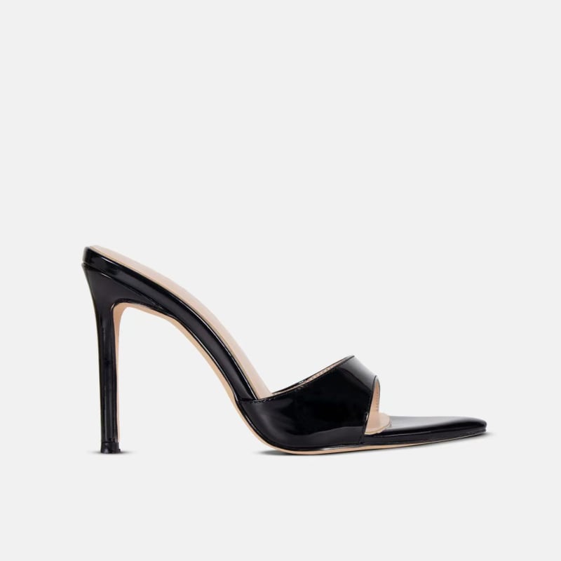 Stiletto sandalės su smaigiu piršto galiu — guma padas, vidus: Super Fiber, 2024 metų vasara