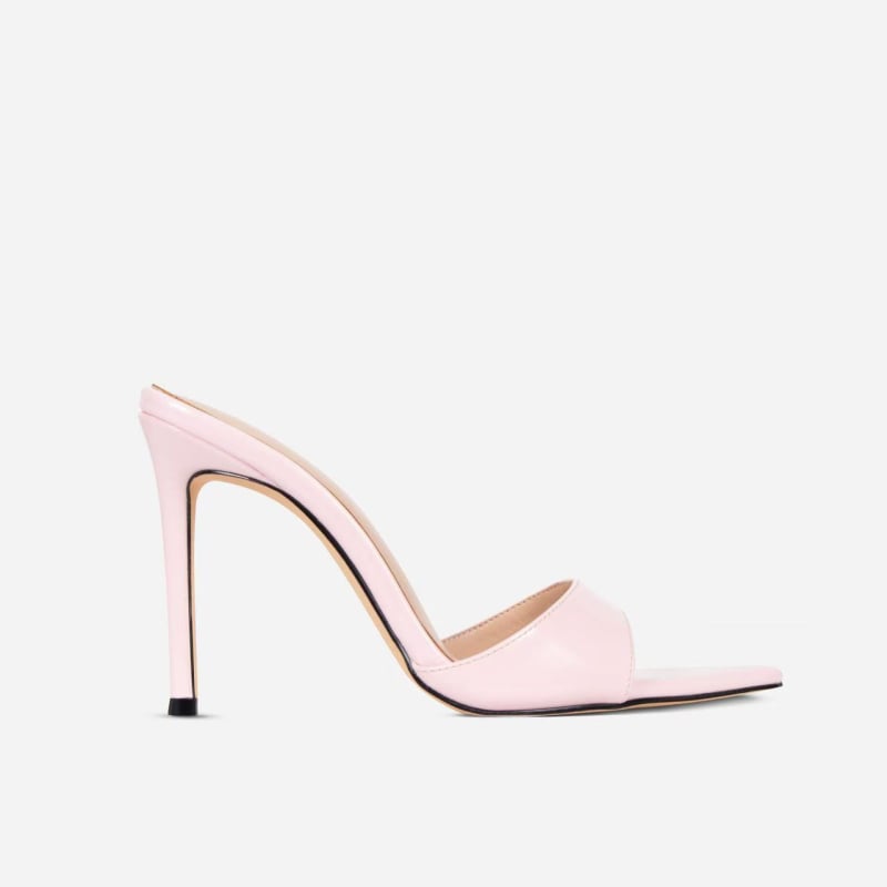 Stiletto sandalės su smaigiu piršto galiu — guma padas, vidus: Super Fiber, 2024 metų vasara