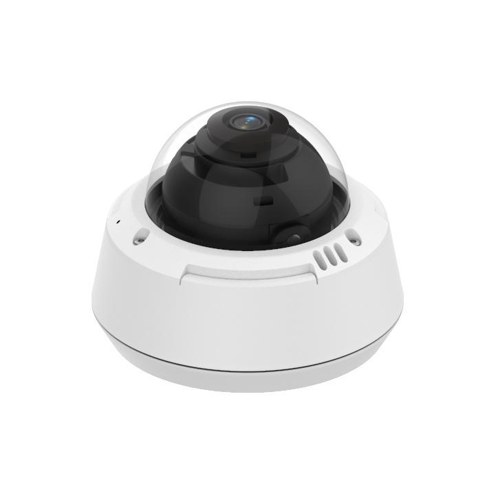 Hemisfēriskā uzraudzības kameras korpuss no alumīnija sakausējuma – griestu uzstādīšana, maksimālais kabeļa diametrs 6.0, darba temperatūra 80