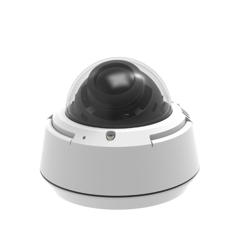 Hemisfēriskā uzraudzības kameras korpuss no alumīnija sakausējuma – griestu uzstādīšana, maksimālais kabeļa diametrs 6.0, darba temperatūra 80