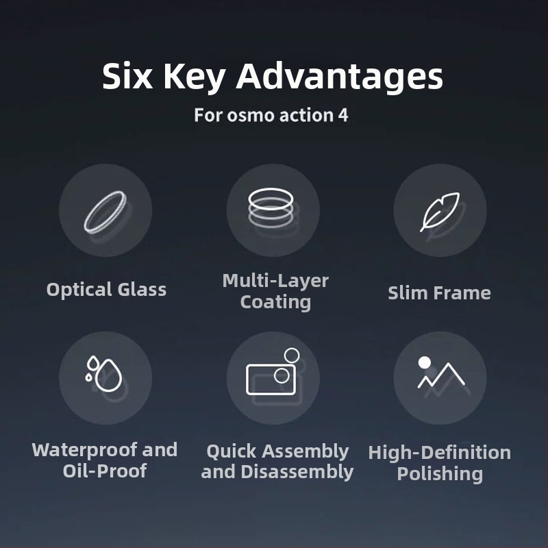 Set ochranného zrkadlového objektívu pre Shadowstone Insta360 Go3s/Go3 — tvrdené sklo, obsahuje zrkadlo, tvrdenú fóliu a skladovaciu tašku