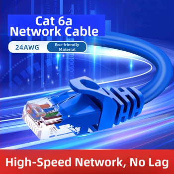 CAT6E RJ45 Gigabit mrežni kabel za unutarnju uporabu, 8-žilni uvijeni par, promjer 6 mm, ovojnica 2 mm, zlatni kontakti