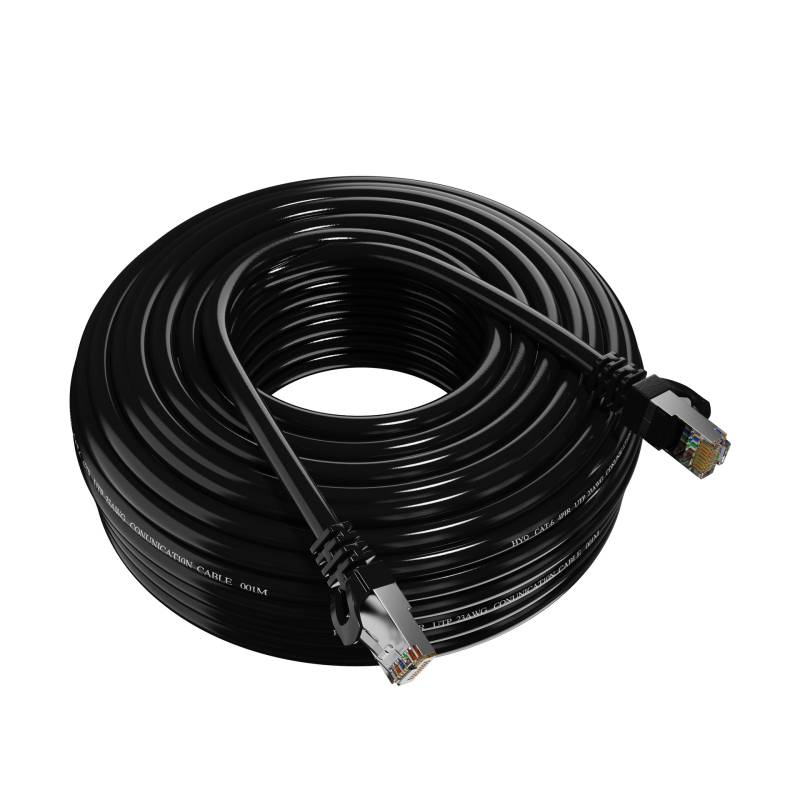 CAT6E RJ45 Gigabit mrežni kabel za unutarnju uporabu, 8-žilni uvijeni par, promjer 6 mm, ovojnica 2 mm, zlatni kontakti