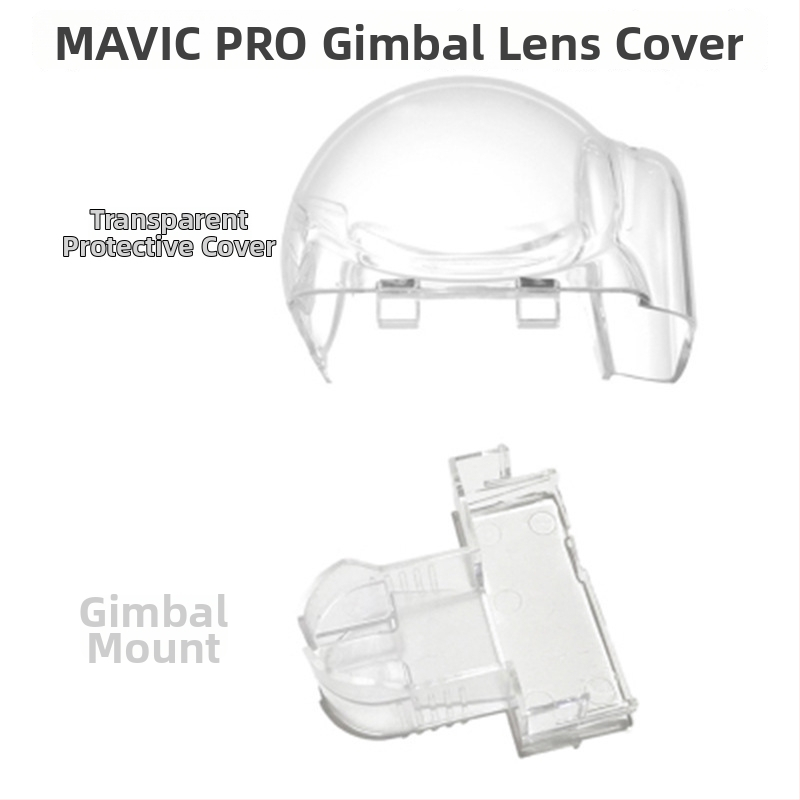 Compatibil cu DJI Mavic Pro: suport pentru cameră și stabilizator, capac de obiectiv, protecție și încuietoare cu clips • 27 g • lansat în 2019 • în stoc