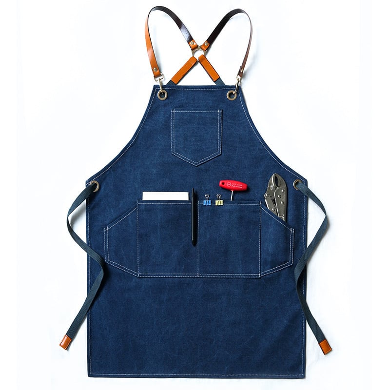 Канвасова безръкавна престилка – антизамърсяващо работно облекло, корейски стил