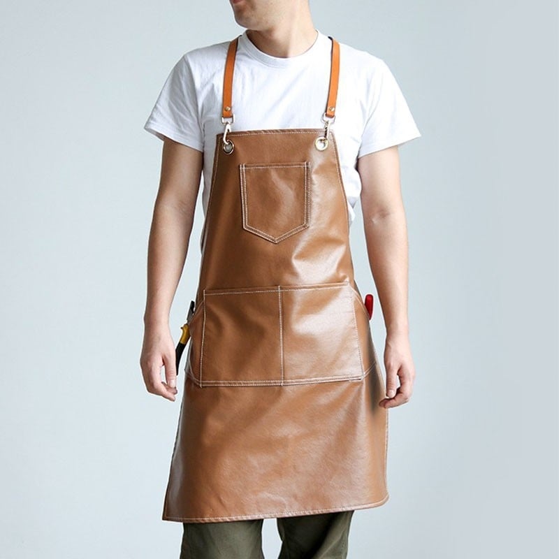 Канвасова безръкавна престилка – антизамърсяващо работно облекло, корейски стил