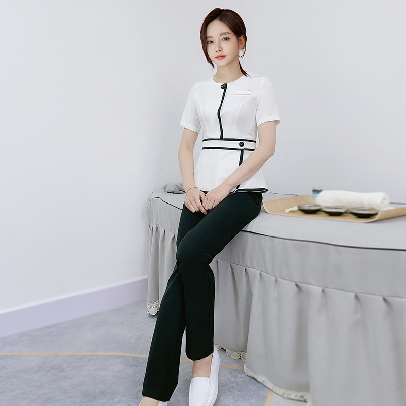 Súprava pre kozmetičku – vlhkosť odvádzajúci polyester, 95% polyester, žena, leto 2021