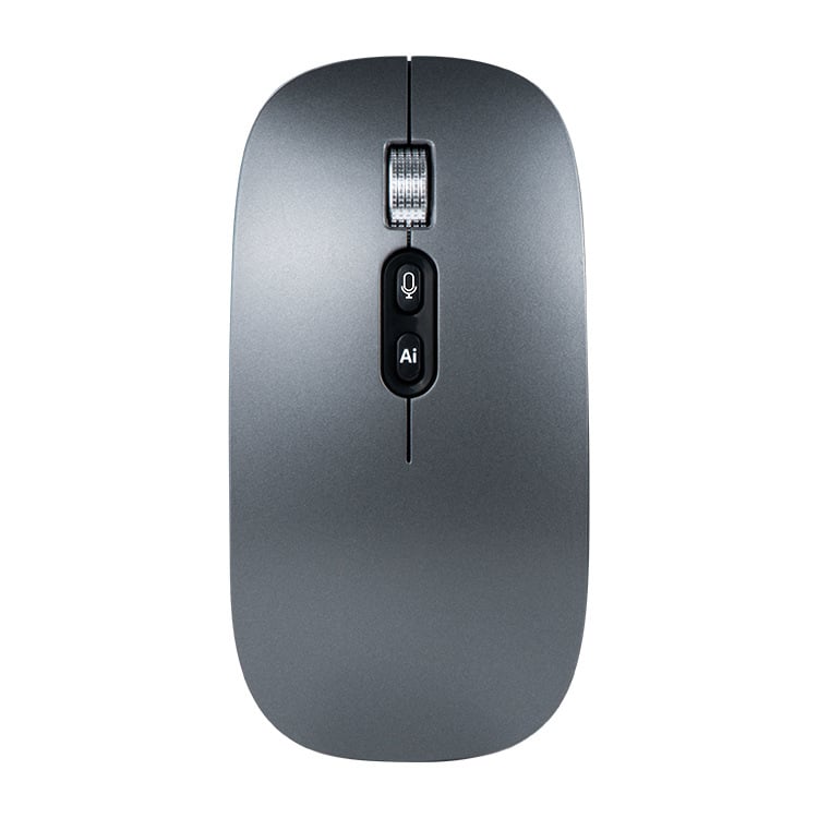 Bežični tiši miš F1 s 5 tipkama, DPI 800-4000, dvostruki modul 2.4G/Bluetooth, Plug-and-Play, ergonomski