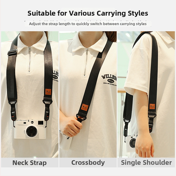 F-01 peties diržas Canon, Nikon, Sony, Fuji ir kitoms DSLR bei mirrorless kameroms su greito atleidimo sagtimi – pritaikoma pagal pavyzdį