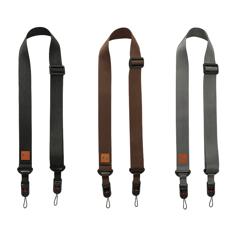 F-01 vállpánt Canon, Nikon, Sony, Fuji és más DSLR/mirrorless kamerákhoz gyorskioldó csat – testre szabható minta alapján