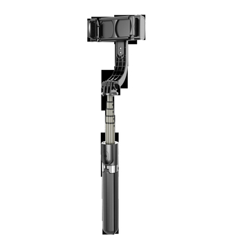 Monocanálny stabilizátor pre smartphone – proti traseniu, Bluetooth pre živé vysielanie, selfie tyč, model L08, materiál: plastové telo + hliníková zliatina trubka