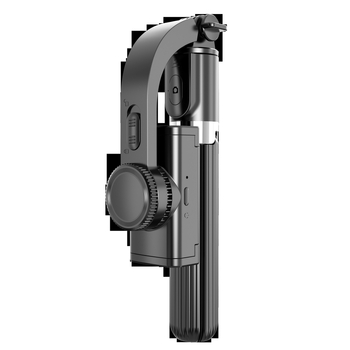 Monocanálny stabilizátor pre smartphone – proti traseniu, Bluetooth pre živé vysielanie, selfie tyč, model L08, materiál: plastové telo + hliníková zliatina trubka