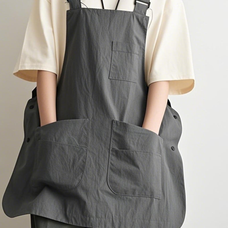 Taslan водоустойчива безръкавна престилка, японски стил, за кухня, печене, кетъринг, къмпинг и фризьорство