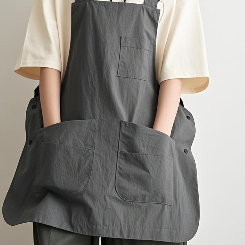 Taslan водоустойчива безръкавна престилка, японски стил, за кухня, печене, кетъринг, къмпинг и фризьорство