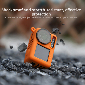 Silikónové ochranné puzdro s krytom objektívu a šnúrou na nosenie Osmo Action 5 Pro OA5-BHT885