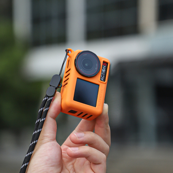 Silikónové ochranné puzdro s krytom objektívu a šnúrou na nosenie Osmo Action 5 Pro OA5-BHT885