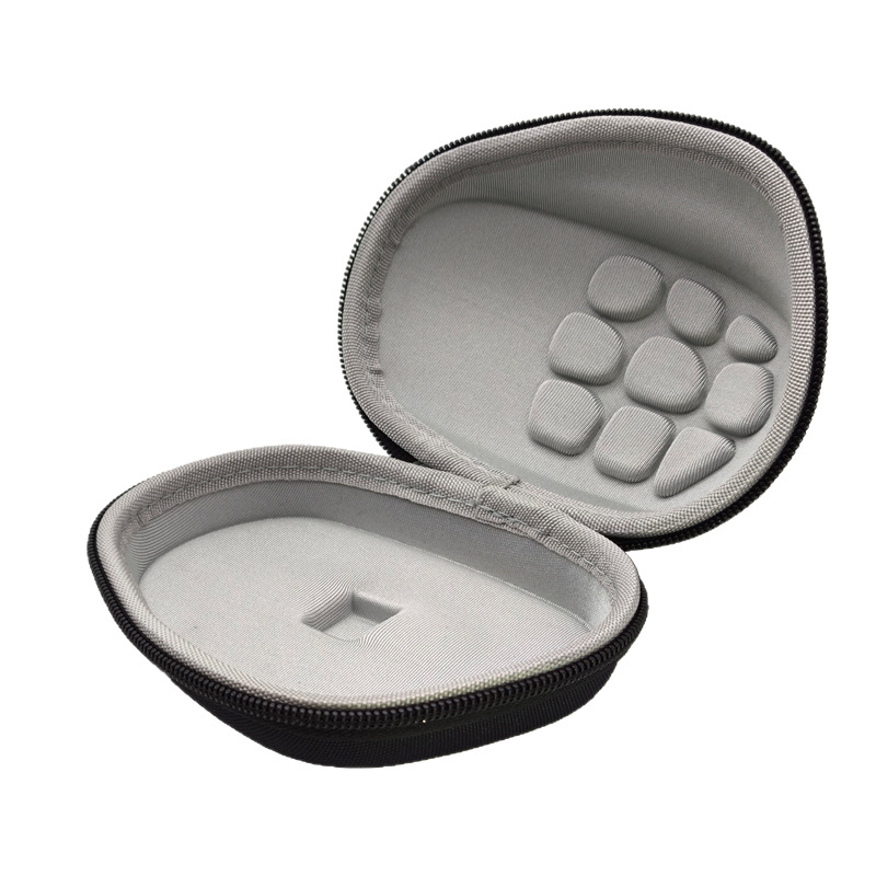 Úložná taška na bezdrôtovú hernú myš Logitech MX Master 3/3S, MX2S a G502X — materiály: nylon, EVA, pena s vysokou hustotou, textília; spracovanie: šitie a termoformovanie; nosnosť: 5 kg