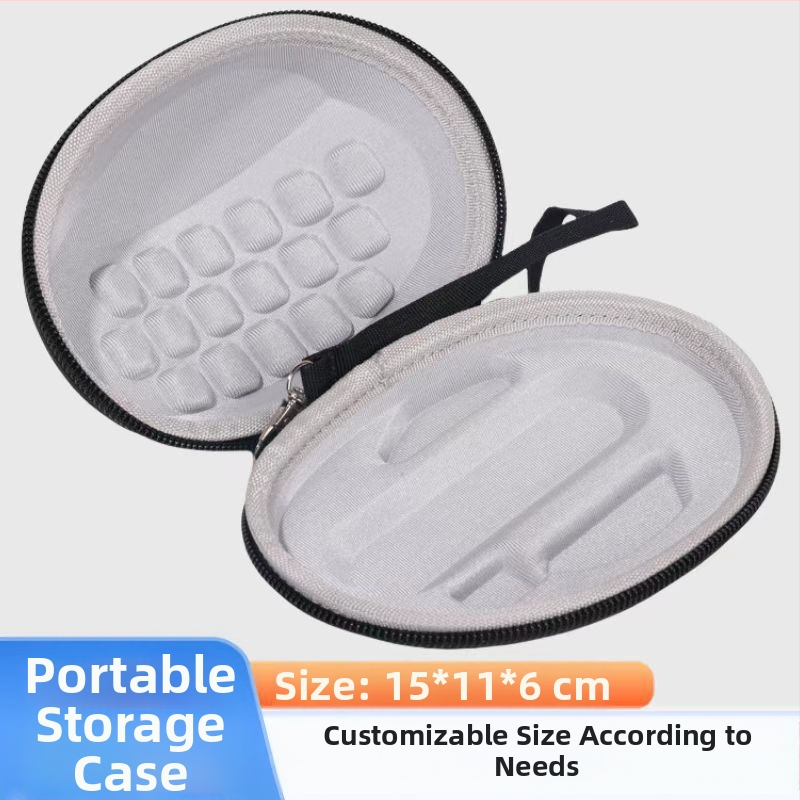 Úložná taška na bezdrôtovú hernú myš Logitech MX Master 3/3S, MX2S a G502X — materiály: nylon, EVA, pena s vysokou hustotou, textília; spracovanie: šitie a termoformovanie; nosnosť: 5 kg