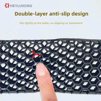 Rokas locītavas spilventiņš ar TPE gelu, divpusējs atbalsts birojā un spēlēm, dobumainā režģa sietu struktūra, viegli tīrāms, 0,2 kg