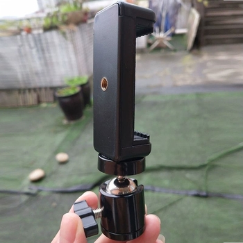 Βάση κινητού για ζωντανή μετάδοση με περιστρεφόμενο γιμπάλ, καθολικό κλιπ, διπλής χρήσης βάση-προσαρμογέα, στηρίγμα τηλεφώνου