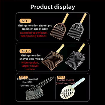 Tongbo μεταλλικό φτυάρι για γάτες και σκύλους