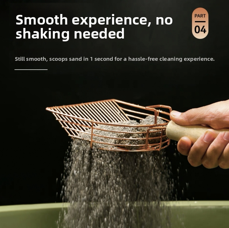 Tongbo μεταλλικό φτυάρι για γάτες και σκύλους