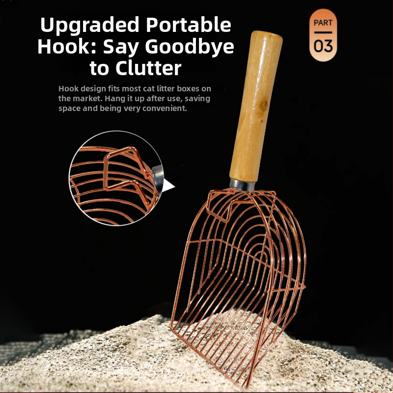 Tongbo μεταλλικό φτυάρι για γάτες και σκύλους