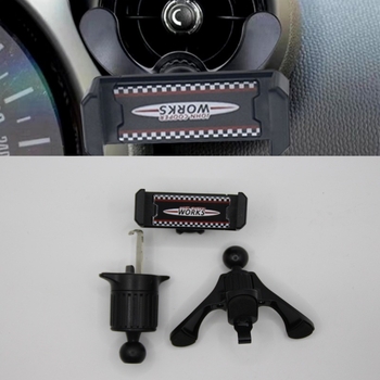 Forgó autótelefon-tartó – műanyag felépítés, elektromos szorítás, egyszerű stílus, testreszabhatóság támogatott