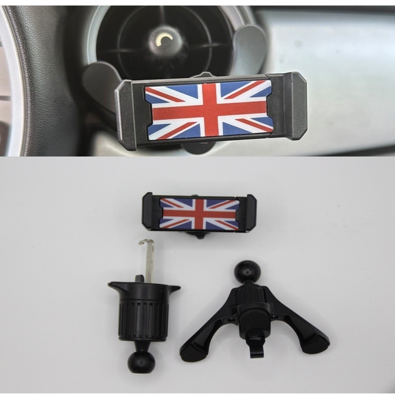 Forgó autótelefon-tartó – műanyag felépítés, elektromos szorítás, egyszerű stílus, testreszabhatóság támogatott