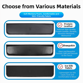 Rokas balsts mehāniskajai tastatorijai ar pretslīdējošu virsmu, saderīgs ar 87/98/99/104 taustiņiem, piemērots spēlēšanai un rakstīšanai, pielāgojams